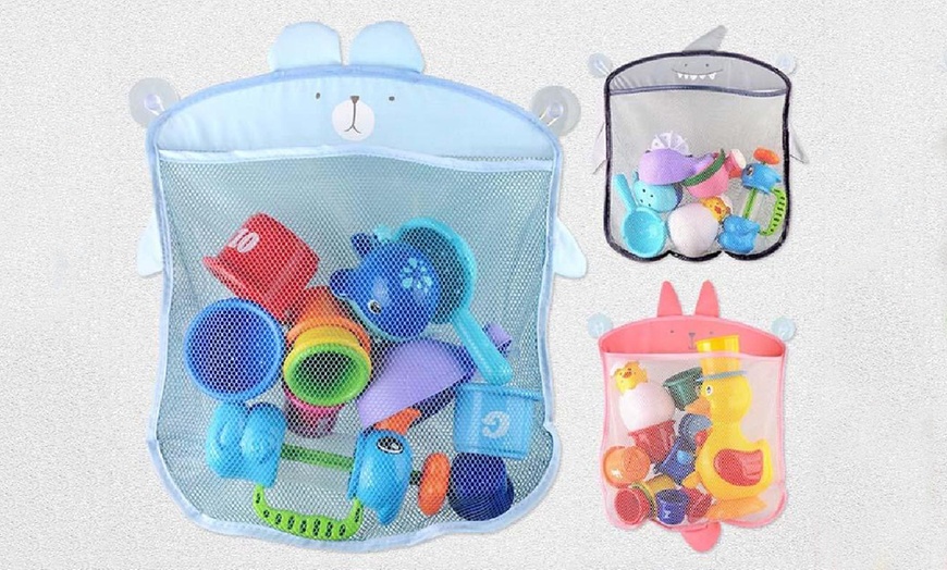 Image 10: Bathroom Toys Storage Bag