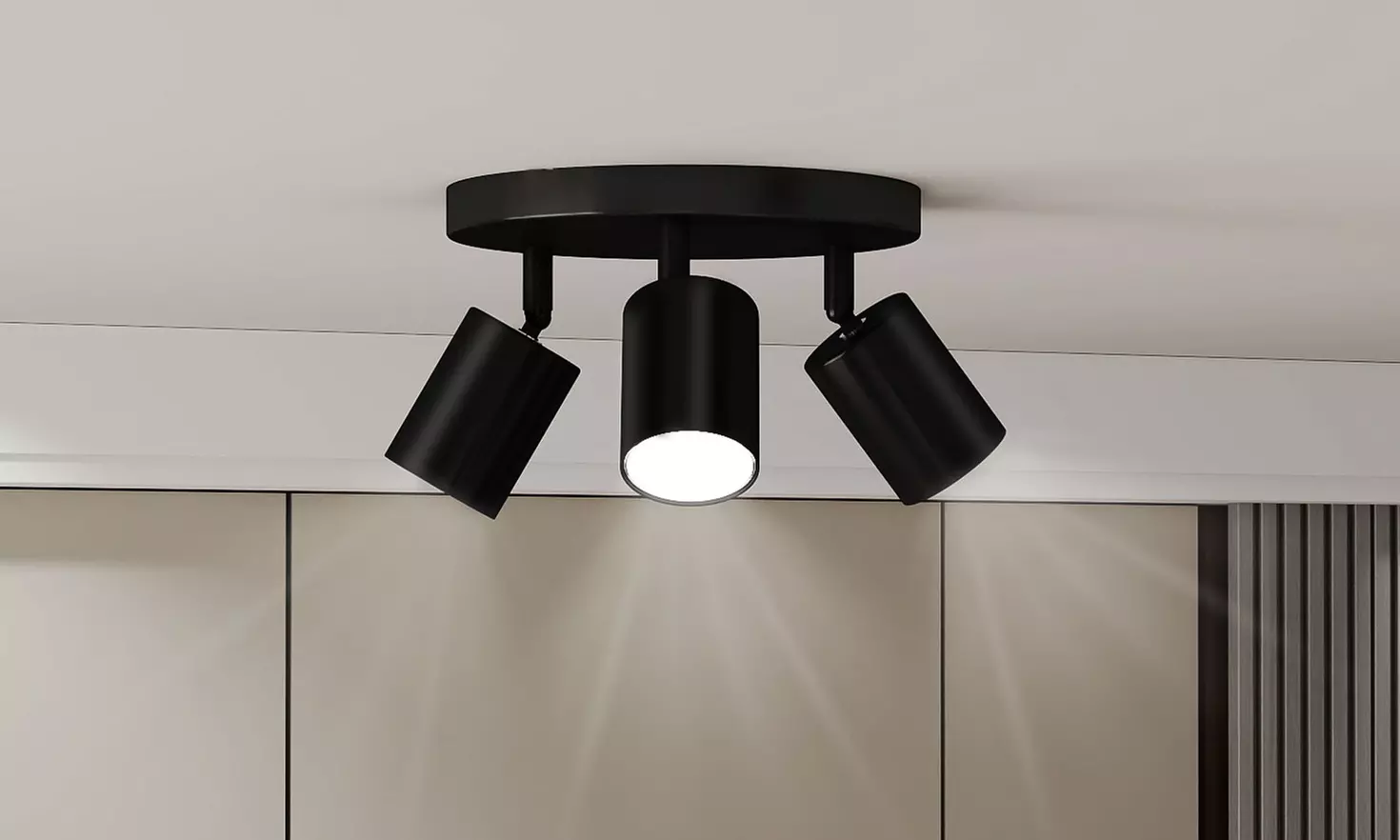 Emitto 3-Way and 4-Way Vintage Industrial Spotlight