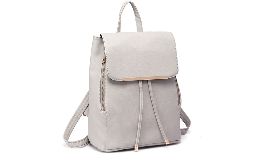 Image 41: MISS LULU Women's Fashion Lightweight Elegant Daily Backpack