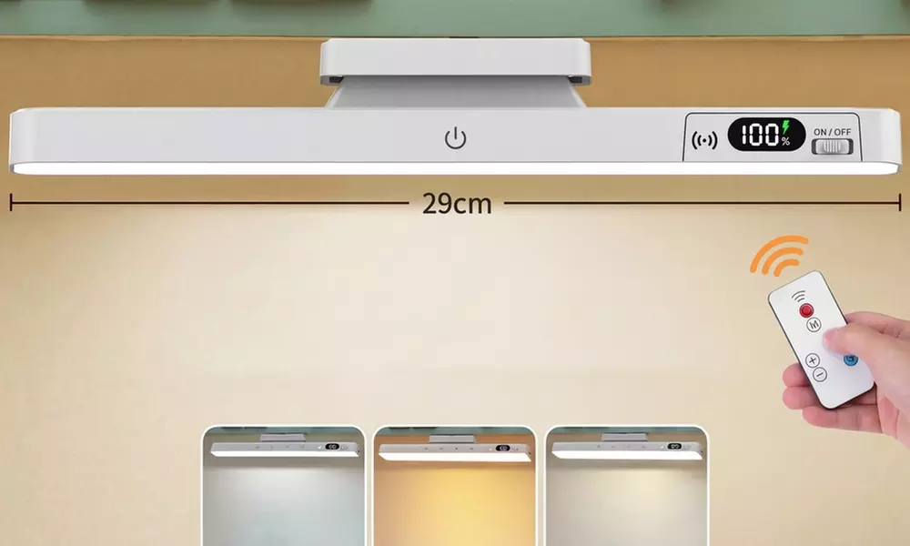Magnetic LED Desk Lamp Rechargeable with Remote Control