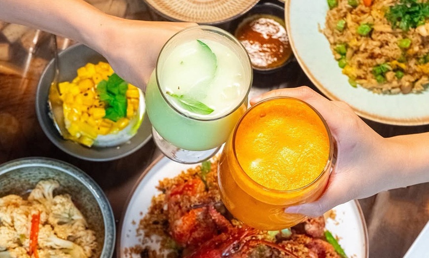 Image 9: Savor $50 Dining Credit or Dinner with Cocktails for Two or Four