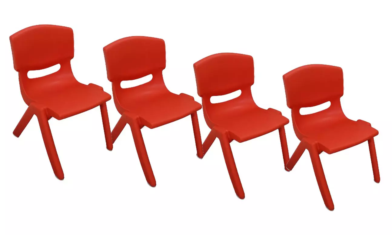 1, 2 o 4 sedie colorata per bambini