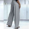 Image 8: Textured Palazzo Wide Trousers