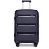 Image 25: KONO Three-Piece PP Hard Shell Suitcases With TSA Lock
