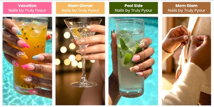 One Luxury Gel Manicure - Truly Pyour Natural Nail Lounge
