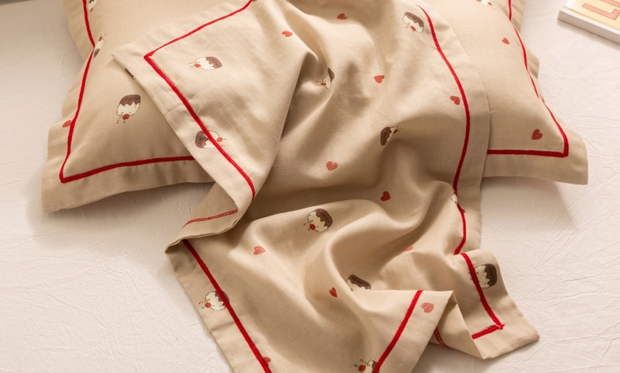 Image 26: Breathable Pure Cotton Kids Pillowcase Pair