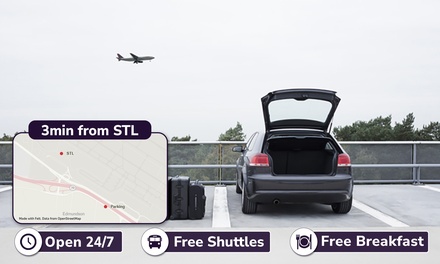 1-Day Parking with Complimentary Shuttle - Hampton Inn Airport Parking St Louis - St. Louis Lambert International Airport
