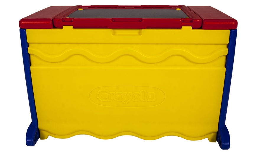 Image 4: Crayola Draw 'n Store Toy Box