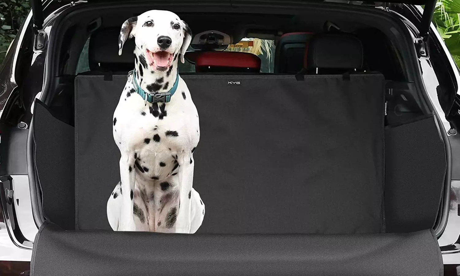 Auto-Kofferraumabdeckung in Schwarz - Primary Image