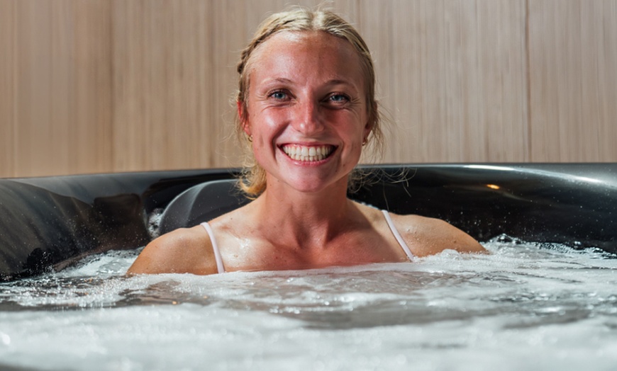 Image 2: 5 Modality Recovery Exp: Compression, Sauna, Redlight & Cold Plunge