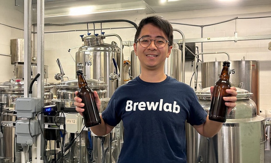 Image 2: Brewery Tour with Beer & Cheese Pairing for 1, 2, or 4 Guests