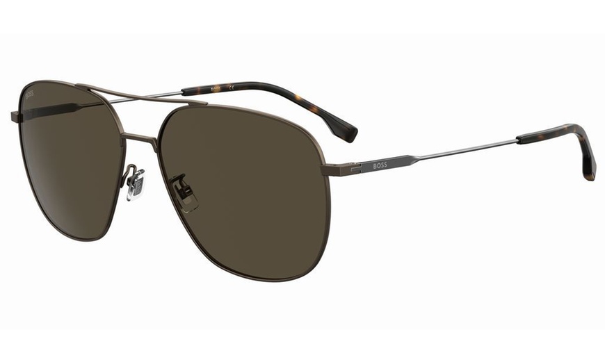 Image 3: Hugo Boss Aviator Sunglasses with Case