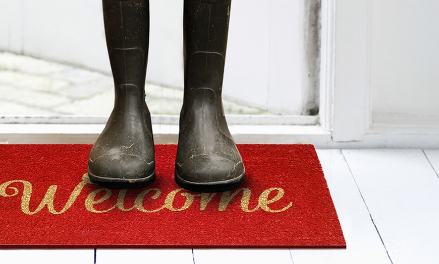 Image 155: Antislip kokosnoot deurmat