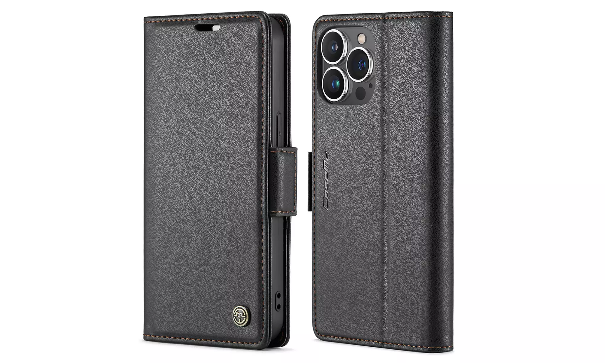 For iPhone 15 Pro Max 6.7 inch 2023 Case Leather Wallet  Flip Shockproof Cover