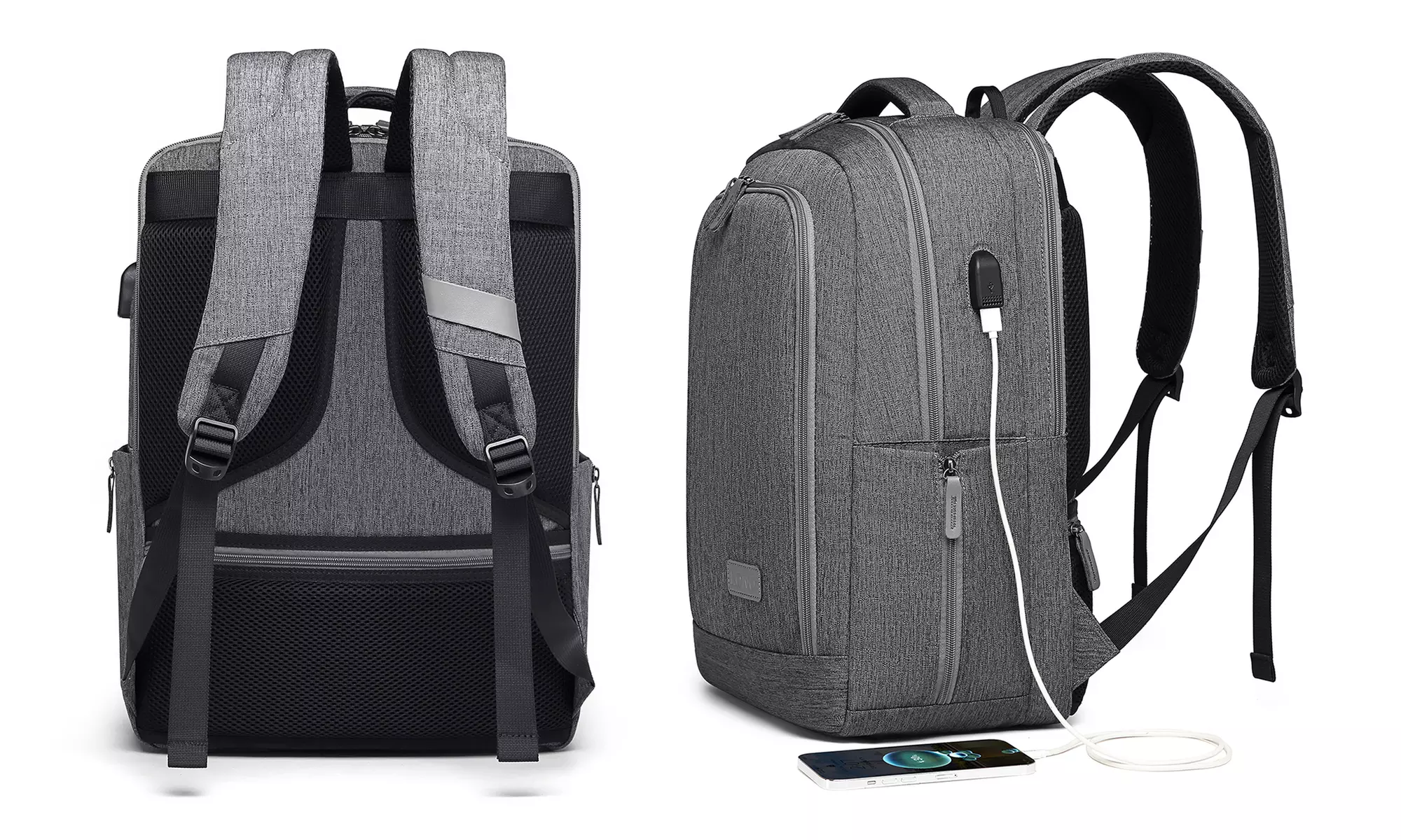 Zaino multiscomparto Kono con porta USB