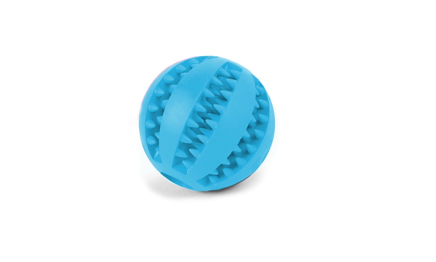 Image 5: Dog Treat Dispenser Toy Ball