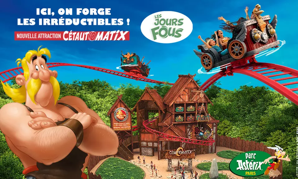 1 entrée (hors week-end) au Parc Astérix : 50 attractions et spectacles pour une expérience riche en sensation ! (28 % de remise) - Primary Image
