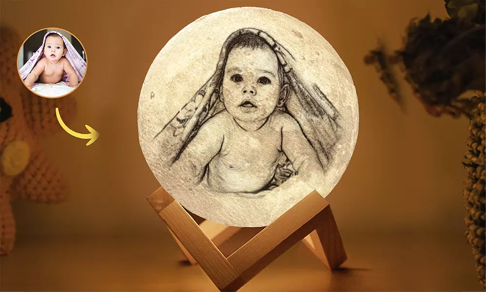 Personalized Moon Lamps