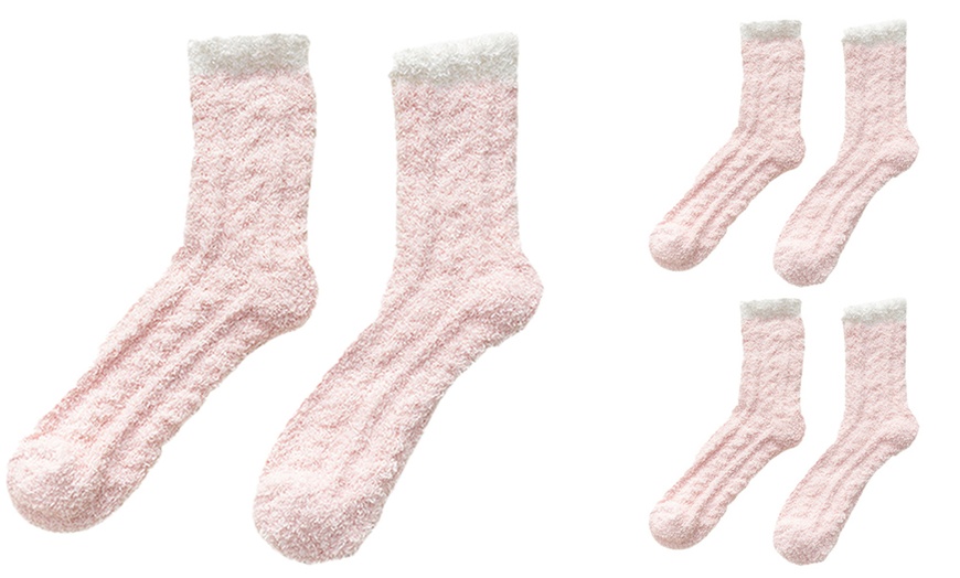 Image 5: Three Pairs of Warm Winter Soft Socks
