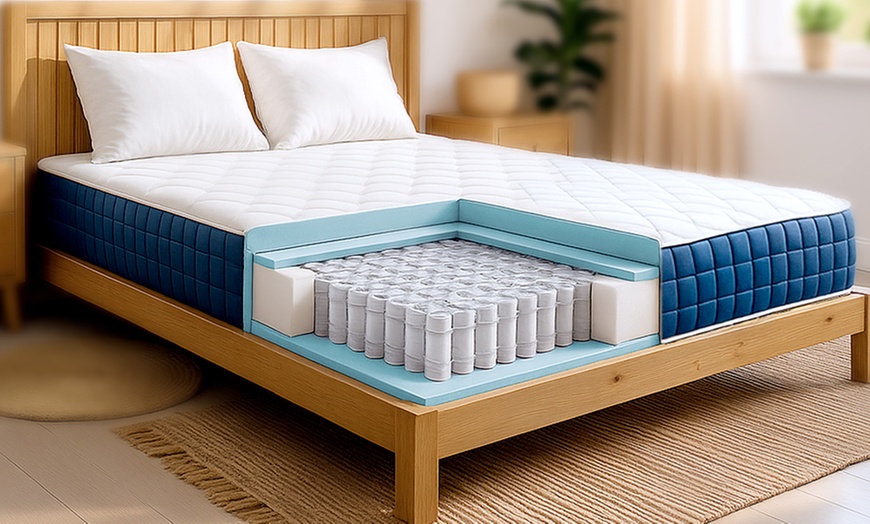 Image 7: Colchón ortopédico 30 cm con muelles ensacados de The White Stone