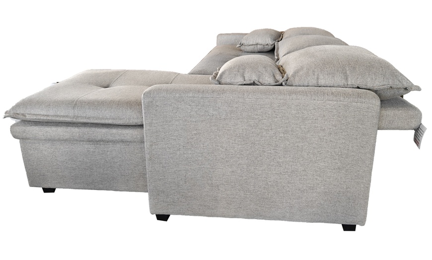 Image 21: Lucca 3 Seater Storage Sofa