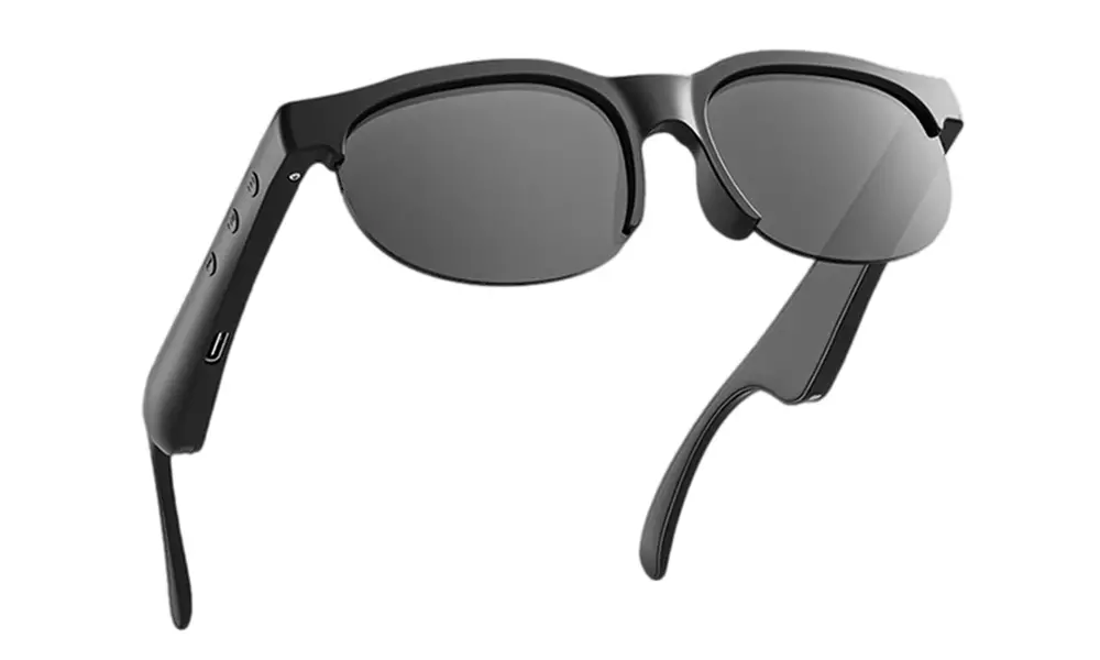 Lunettes intelligentes avec écouteurs Bluetooth et microphone