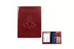 RFID Travel Wallet with Card Slot Faux Leather Passport Case Vaccine Card Holder - Second Medium
