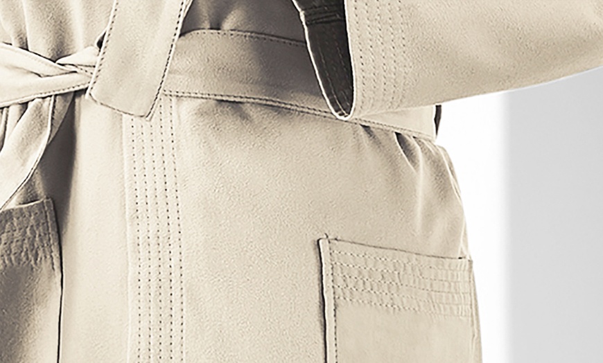 Image 39: Sneldrogend microfiber badjas met capuchon