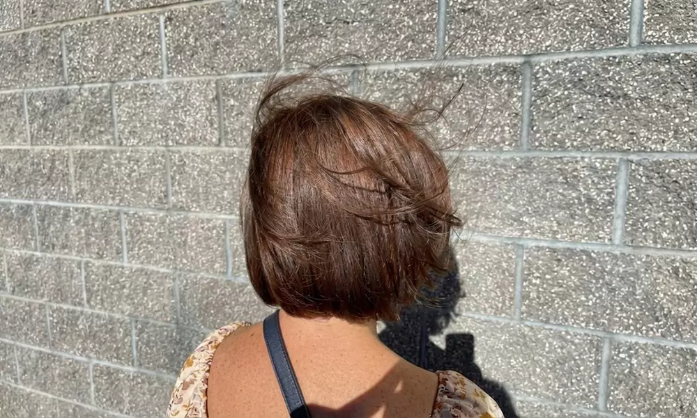 Single-Process Color, Partial or Full Highlights or Balayage and Style