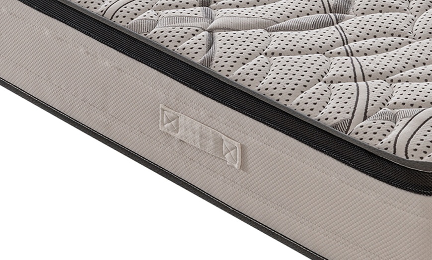 Image 4: Matelas Memory Gel et revêtement en tissu carbone à 7 zones