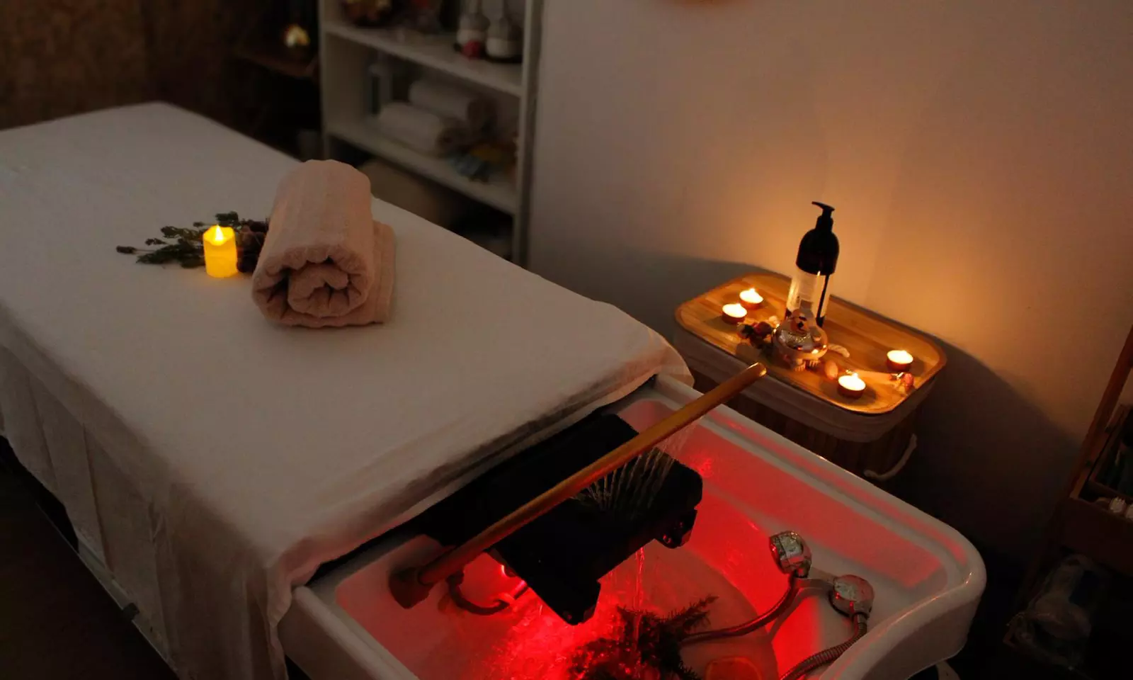 Ritual Head Spa japonés con bebida caliente para 1 persona