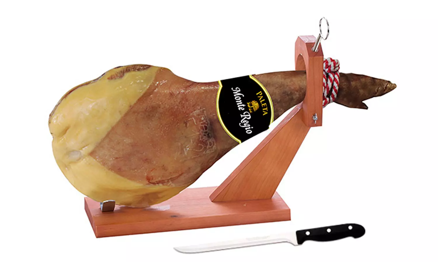 Jambon serrano ou ibérique Monte Regio de Jabugo avec planche et couteau - Second Medium