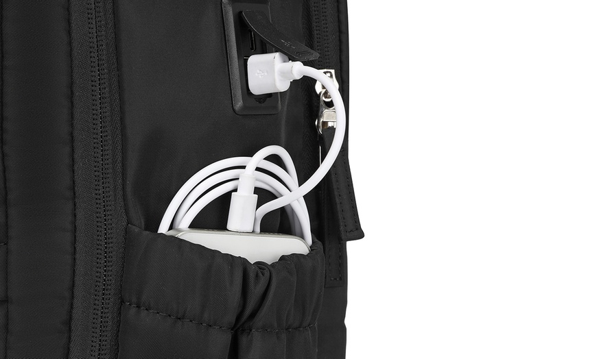 Image 19: Sac à dos de voyage multifonction avec sacoche et ports de charge