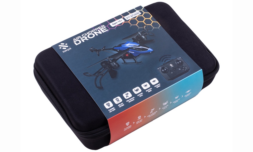 Image 6: Swipe Air Drones: Air Blade (360° Flips) & Air Chopper (Foldable with Camera)