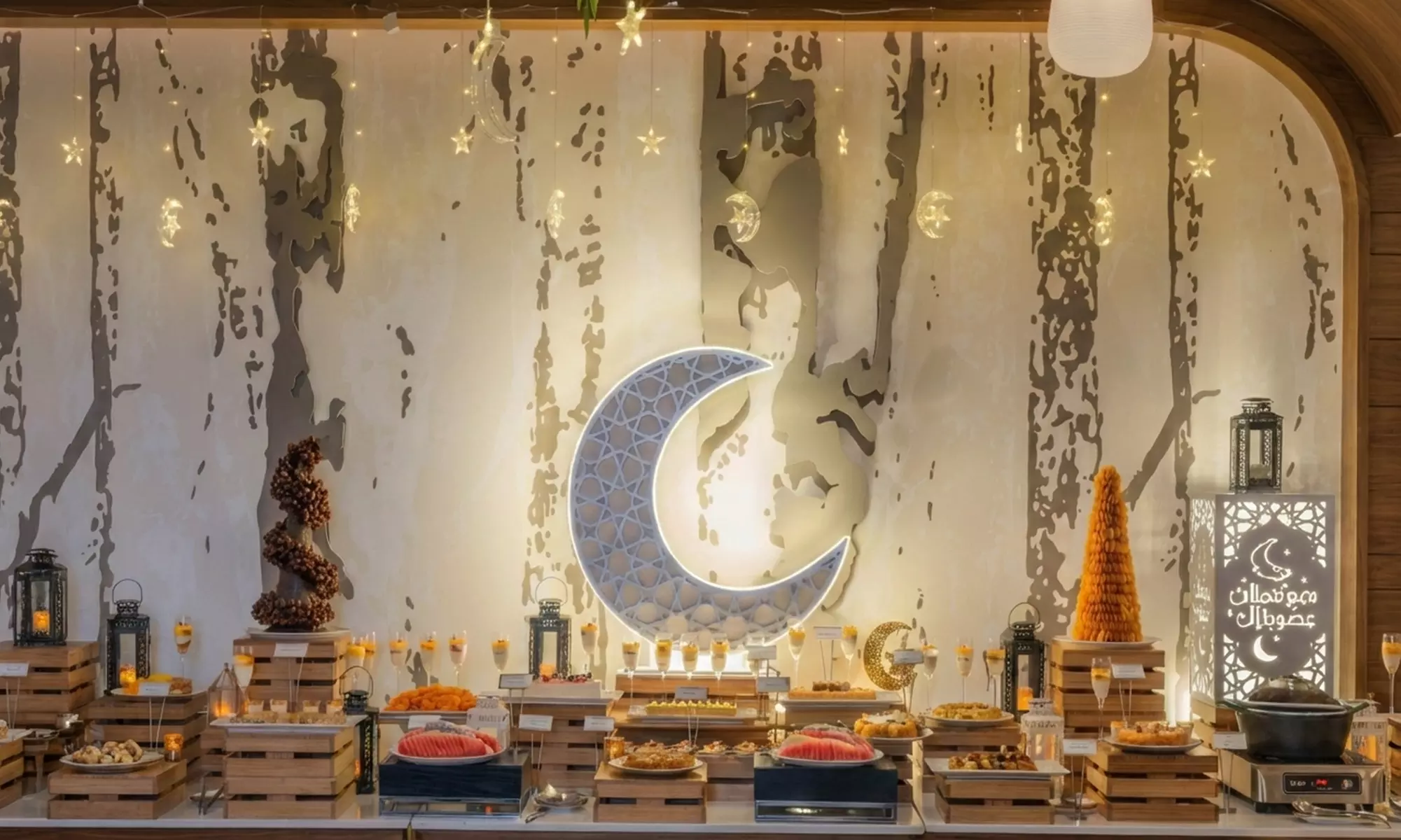 Iftar Buffet with Fresh Salads, Hot Dishes, Arabic Desserts, & Beverages this Ramadan Season (Up To 50% Off) - Primary Image