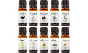 Nikura Five-, Seven- or Ten-Piece Fragrance Oil Gift Set