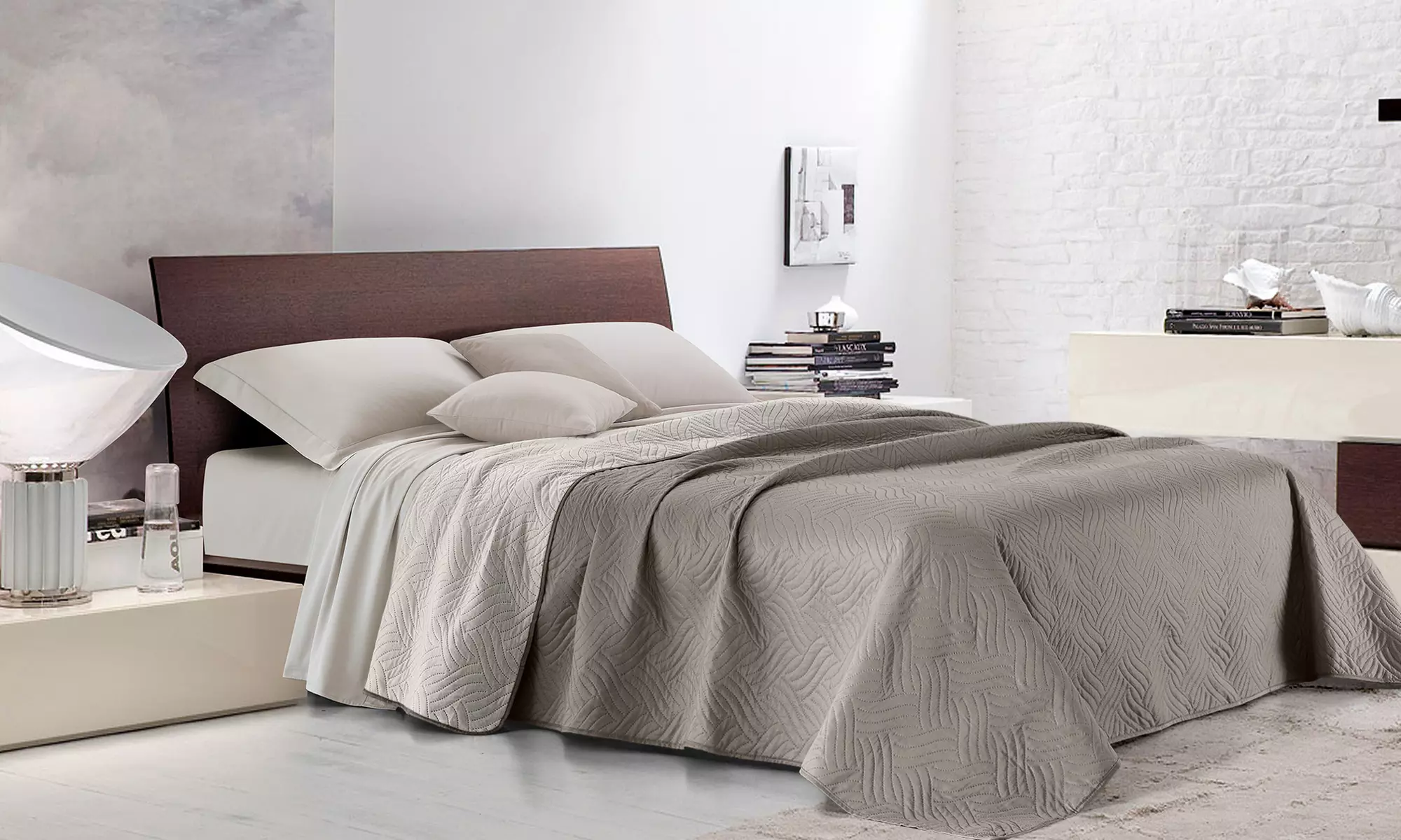 Reversible Peach Skin Bedspread