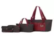 MKF Havenly Signature Tote Bag Set: Vibrant Colors - Includes Main Tote, Mini Tote, Pouch, Wristlet, & Coin Wallet - Second Medium
