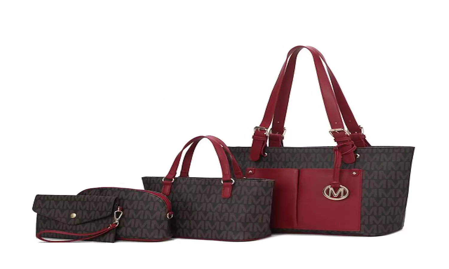 Havenly Vegan Leather Tote Set - Stylish & Functional