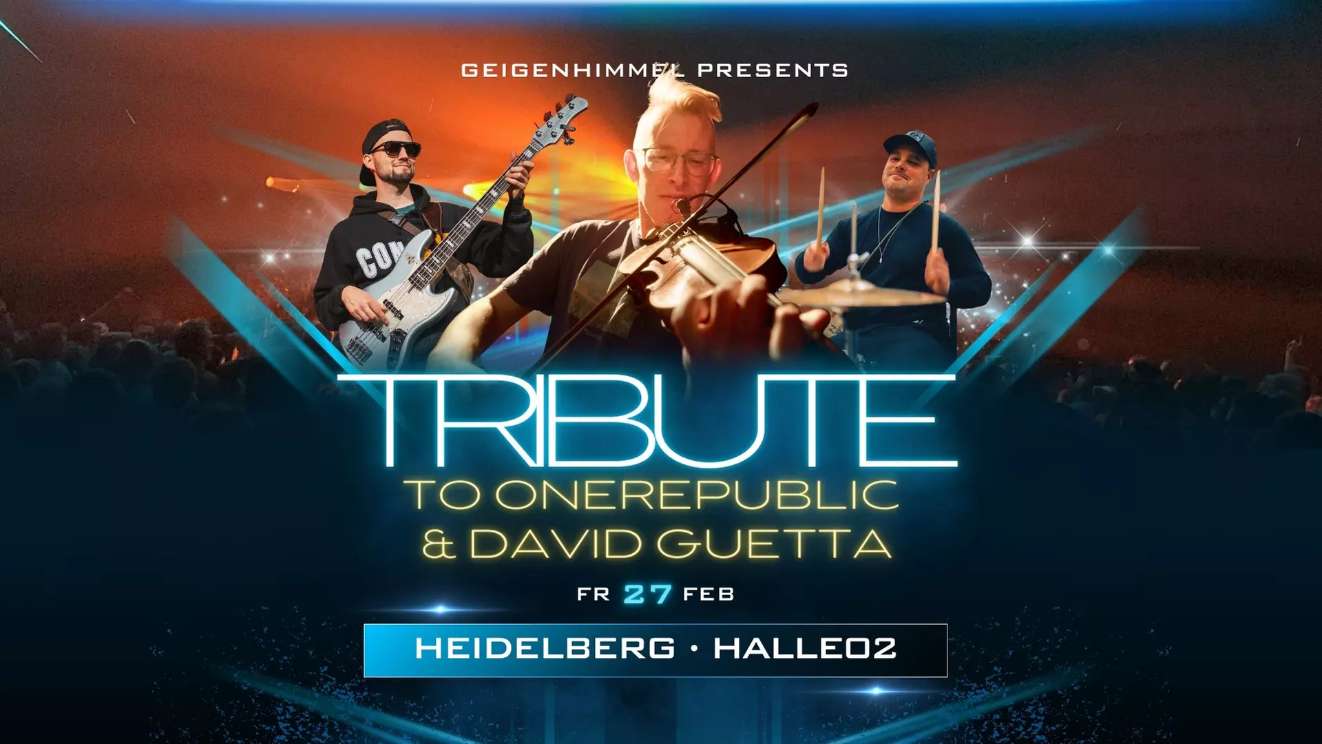 1 Ticket für TRIBUTE to OneRepublic und David Guetta von Geigenhimmel
