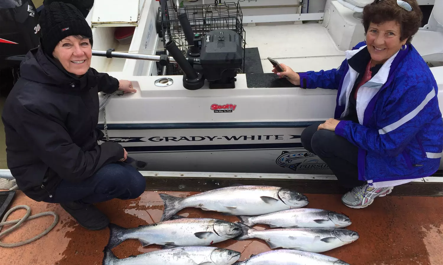 Five or Eight-Hour Private Salmon and Crab Fishing Charter from Pursuit Sport Fishing Adventures (Up to 23% Off) - Primary Image