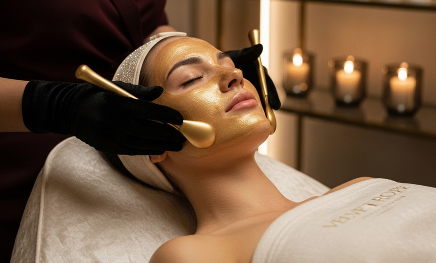 Image 1: Relax-Detox-, Spa- od. Luxus-Gesichtsbehandlung mit Goldpartikel-Maske