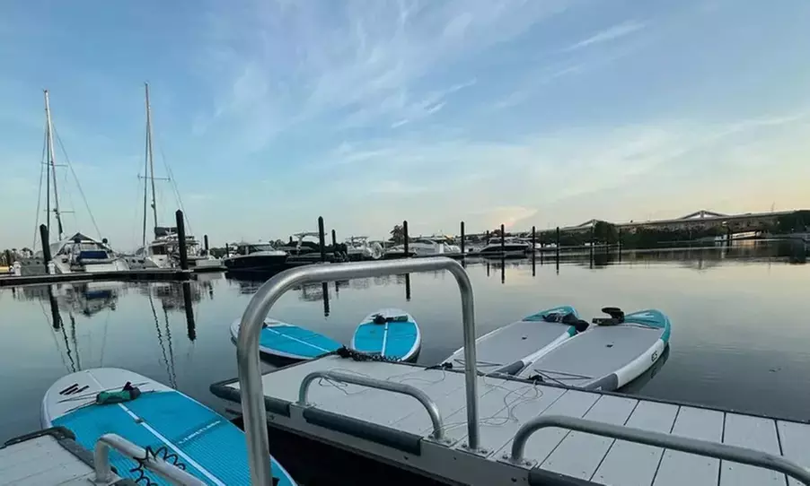 One Hour Guided Kayak & Standup Paddleboard Rentals for 2 to 6 People