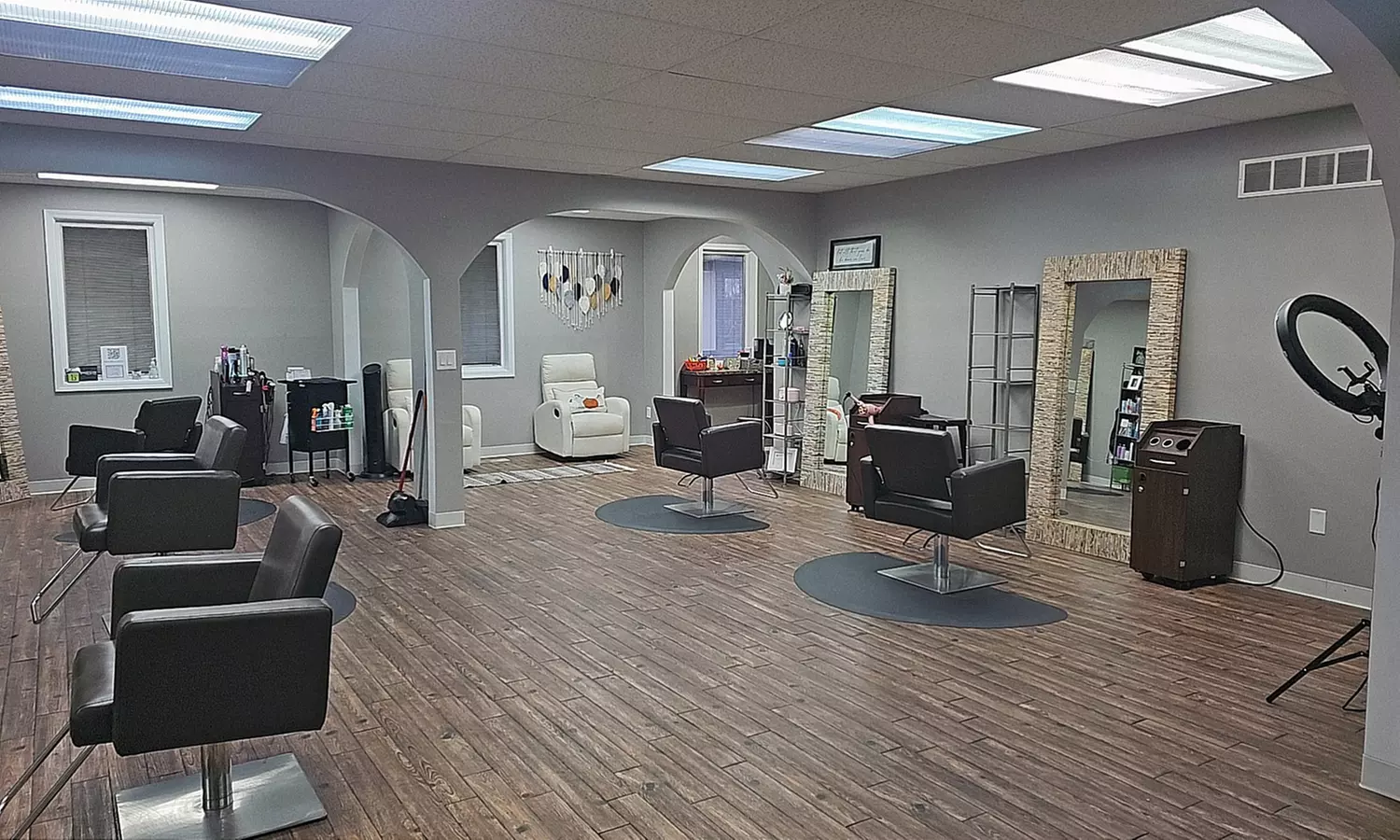 Haircut with Optional Single Process, Half/Full Highlights, and More