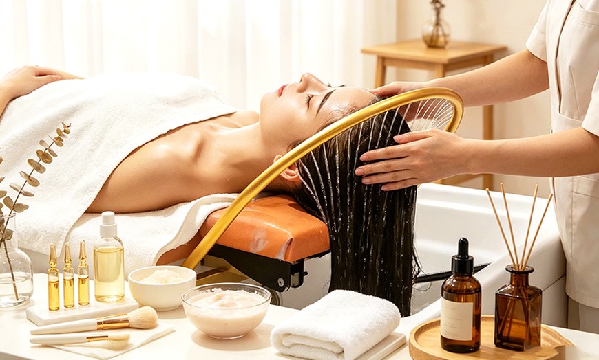 Image 5: 60-Min Head Spa or Head Spa & Facial for Deep Relaxation & Renewal