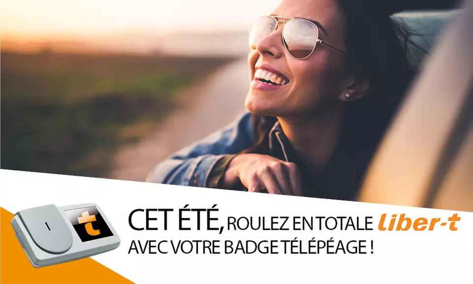 Télépéage : gagnez du temps aux barrières de péage avec le badge Liber-t Easytrip à 6 € (63% de réduction) - Primary Image