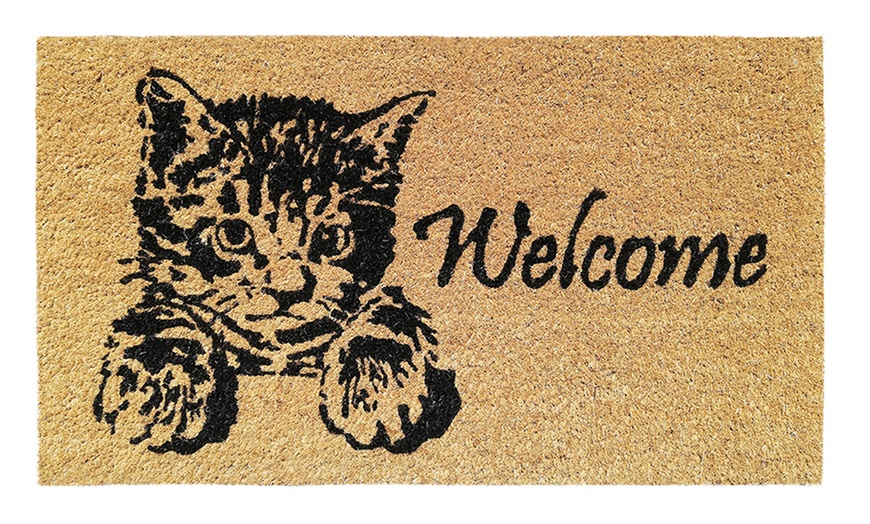 Image 85: Zerbino in cocco con retro antiscivolo