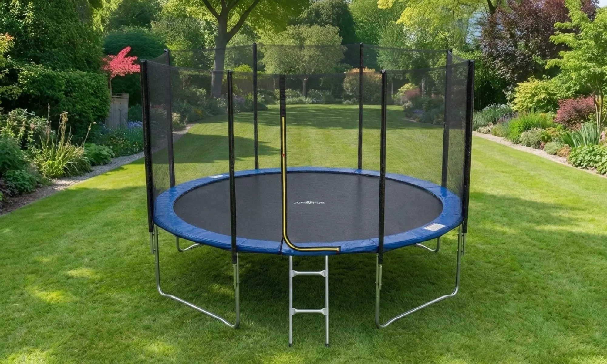 Jump4fun trampolines en accessoires voor in de tuin in formaat en model naar keuze