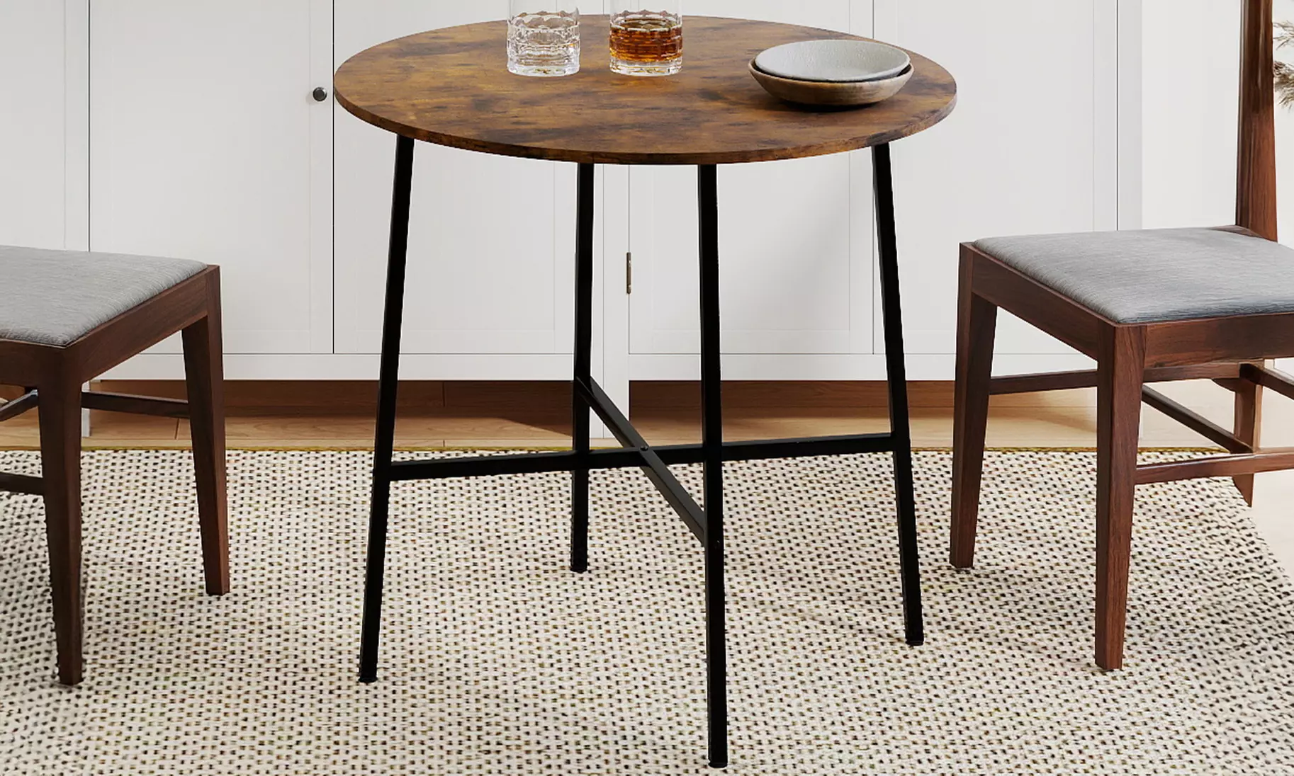 Levede 80cm Round Dining Table