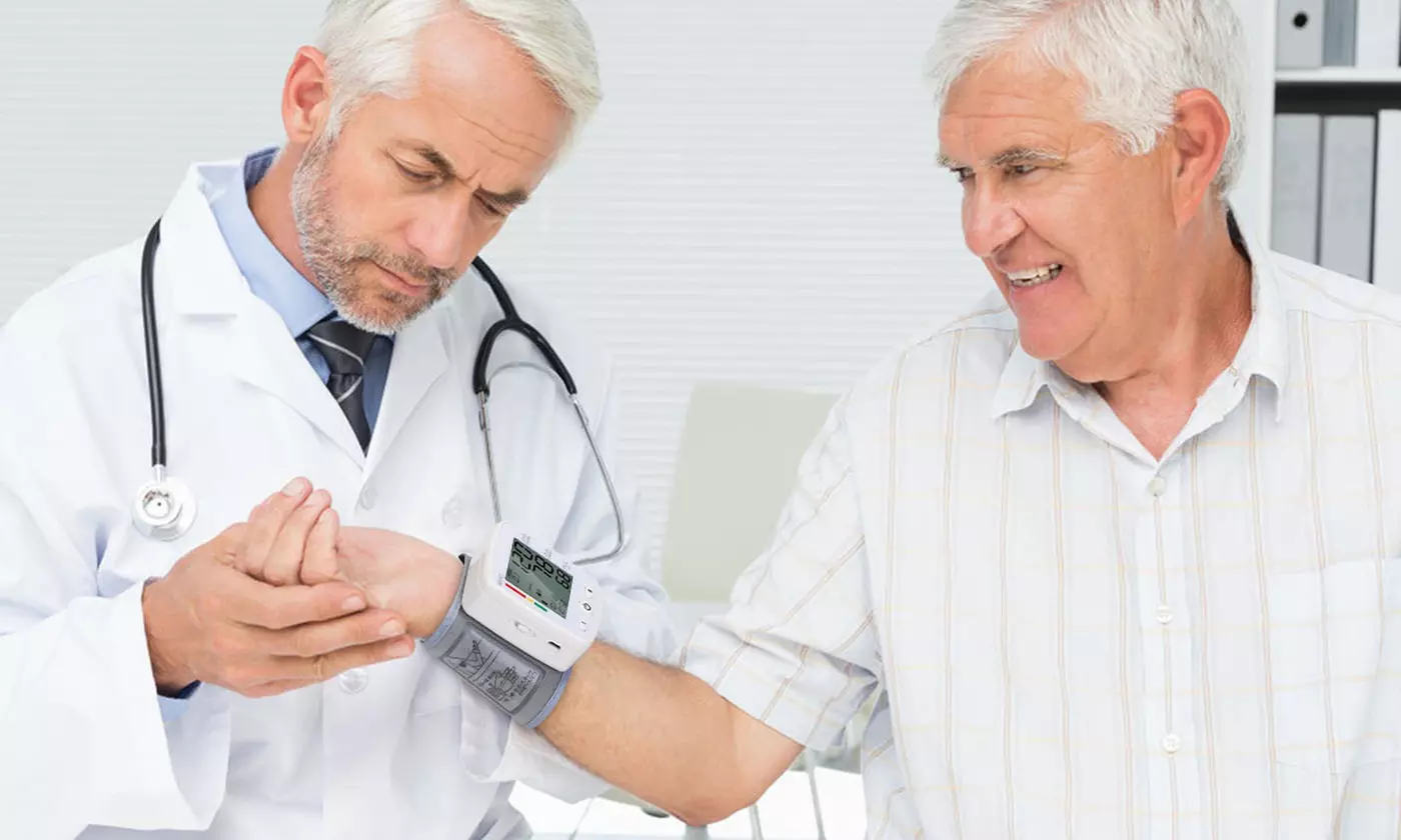 iMounTEK Wrist Blood Pressure Monitor Cuff w/ Digital LCD Display & Storage Box